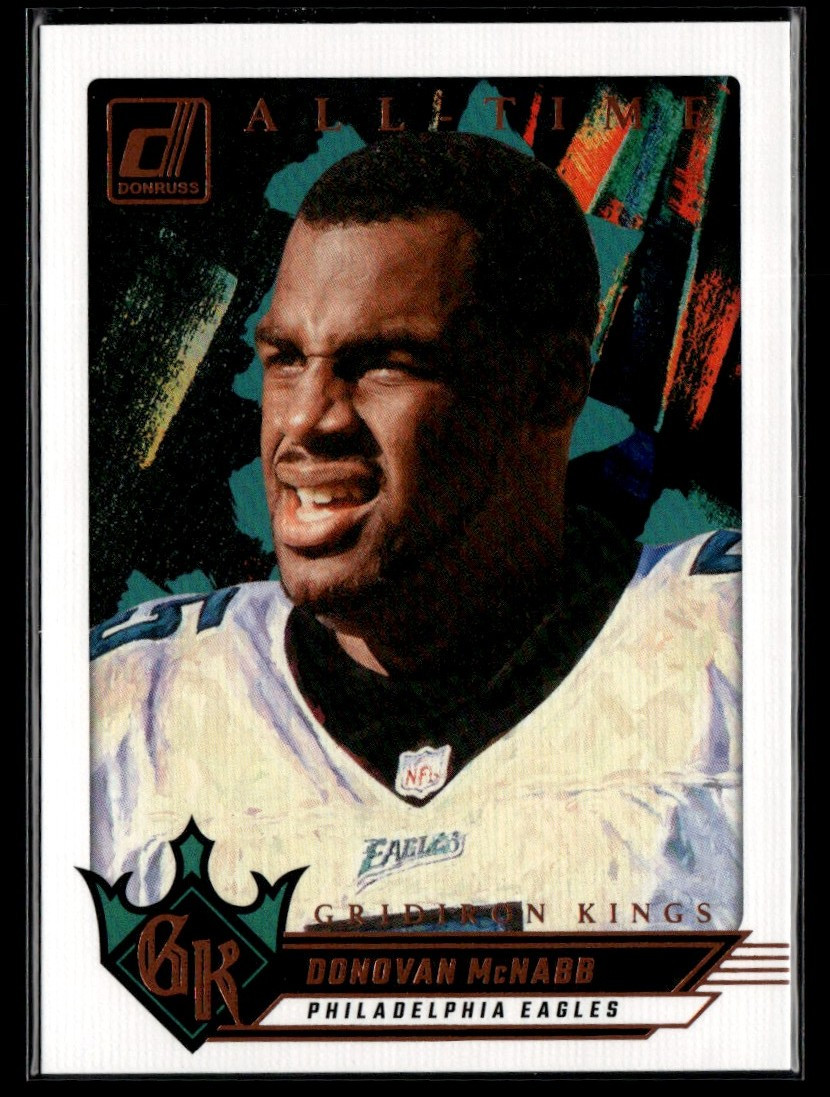 2024 Donruss Gridiron Kings Donovan McNabb #14 Philadelphia Eagles Card