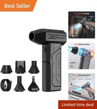 Efficient Handheld Air Blower with LED Light - Perfect for Dust Removal Anywhere