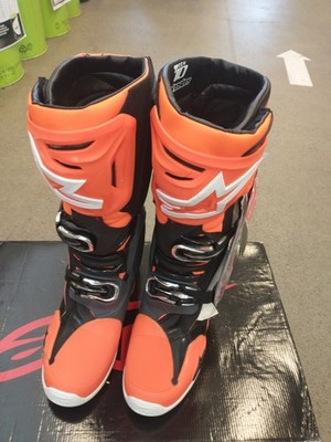 Alipinestars Tech 10 Size 8 Cool Gray/Orange