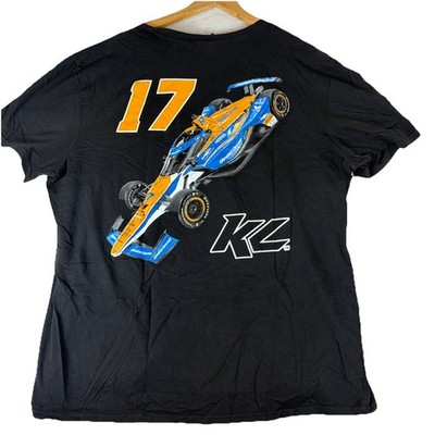 Kyle Larson Indy Limited Edition Arrow Double Sided T-Shirt Black 3XL