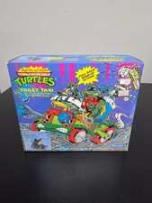 ORIGINAL SEALED 1990 Wacky Action TMNT Toilet Taxi Teenage Mutant Ninja Turtles