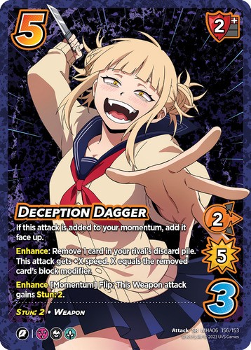 1X-Daga de engaño - 1ª edición-MHA06-Jet Burn-Universo