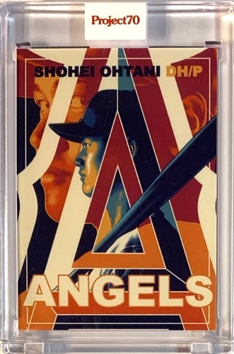 TOPPS PROJECT70 #330 SHOHEI OHTANI FUTURE HOF BY MATT TAYLOR—WITH PROJECT70 BOX