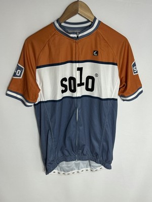 Solo CC Radtrikot Full Zip | Herren | Blau/Orange | XL