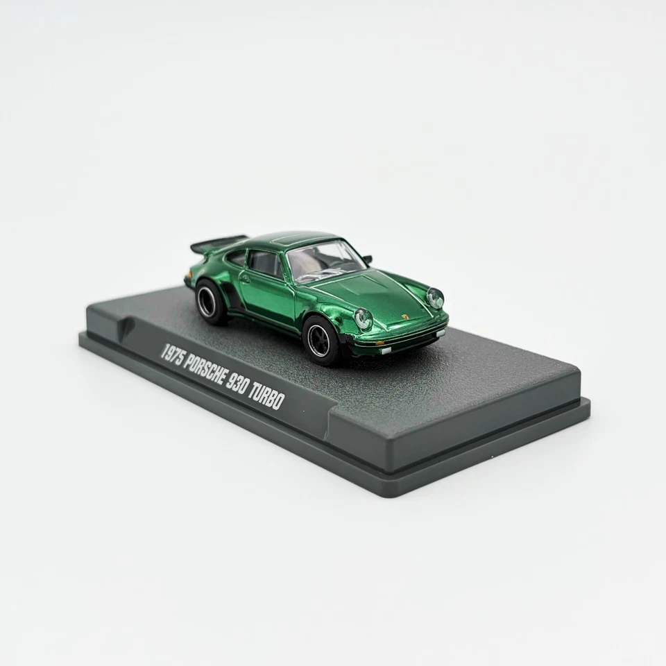 Majorette 1:64 Collector Series – 1975 Porsche 930 Turbo – Chrome Green - Image 2 of 4