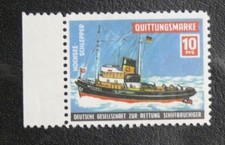 BRIEFMARKEN DEUTSCHLAND: DEUTSCHE GESELLSCHAFT ZUR RETTUNG SCHIFFBRÜCHIGER ** NEU SEHR GUTER ZUSTAND