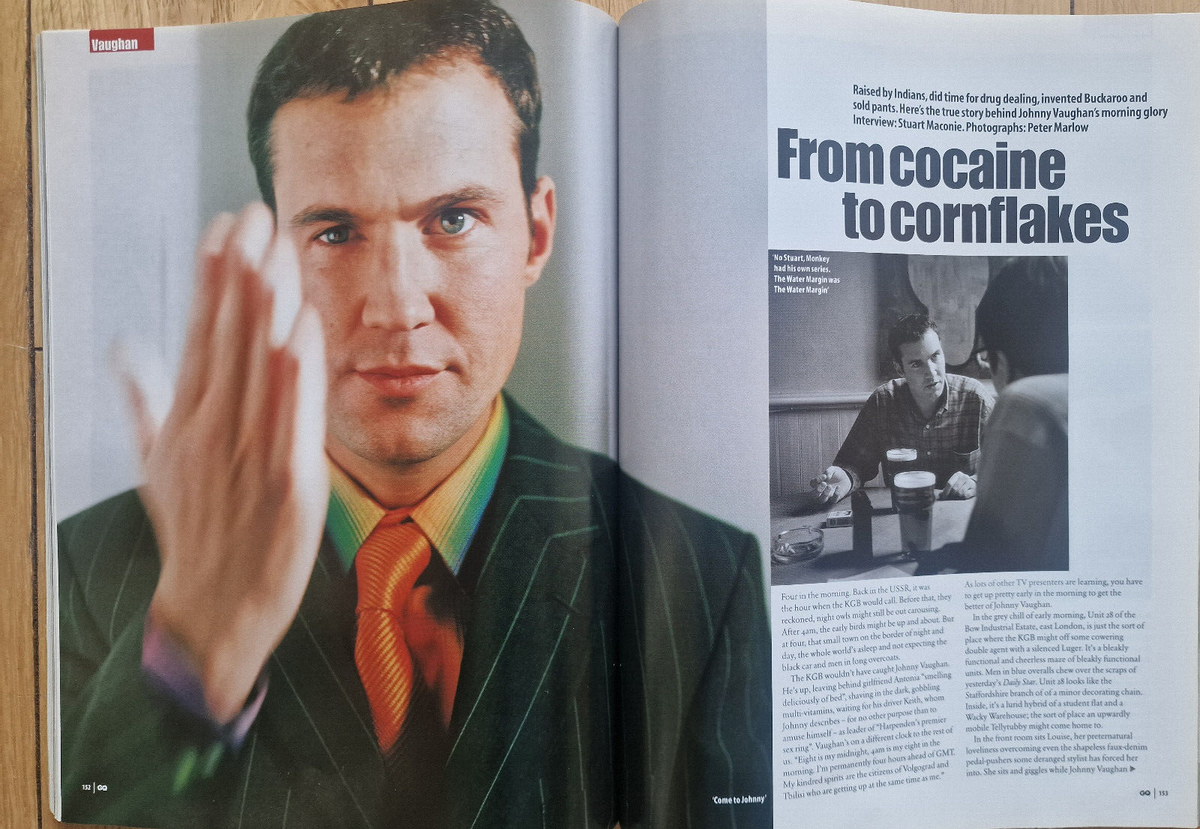 GQ UK June 1998 DANIELA PESTOVA Johnny Vaughan OZZY OSBOURNE