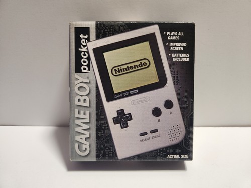 Silber Nintendo Game Boy Pocket Handheld-Konsole mit OVP GETESTET - Bild 2 von 12