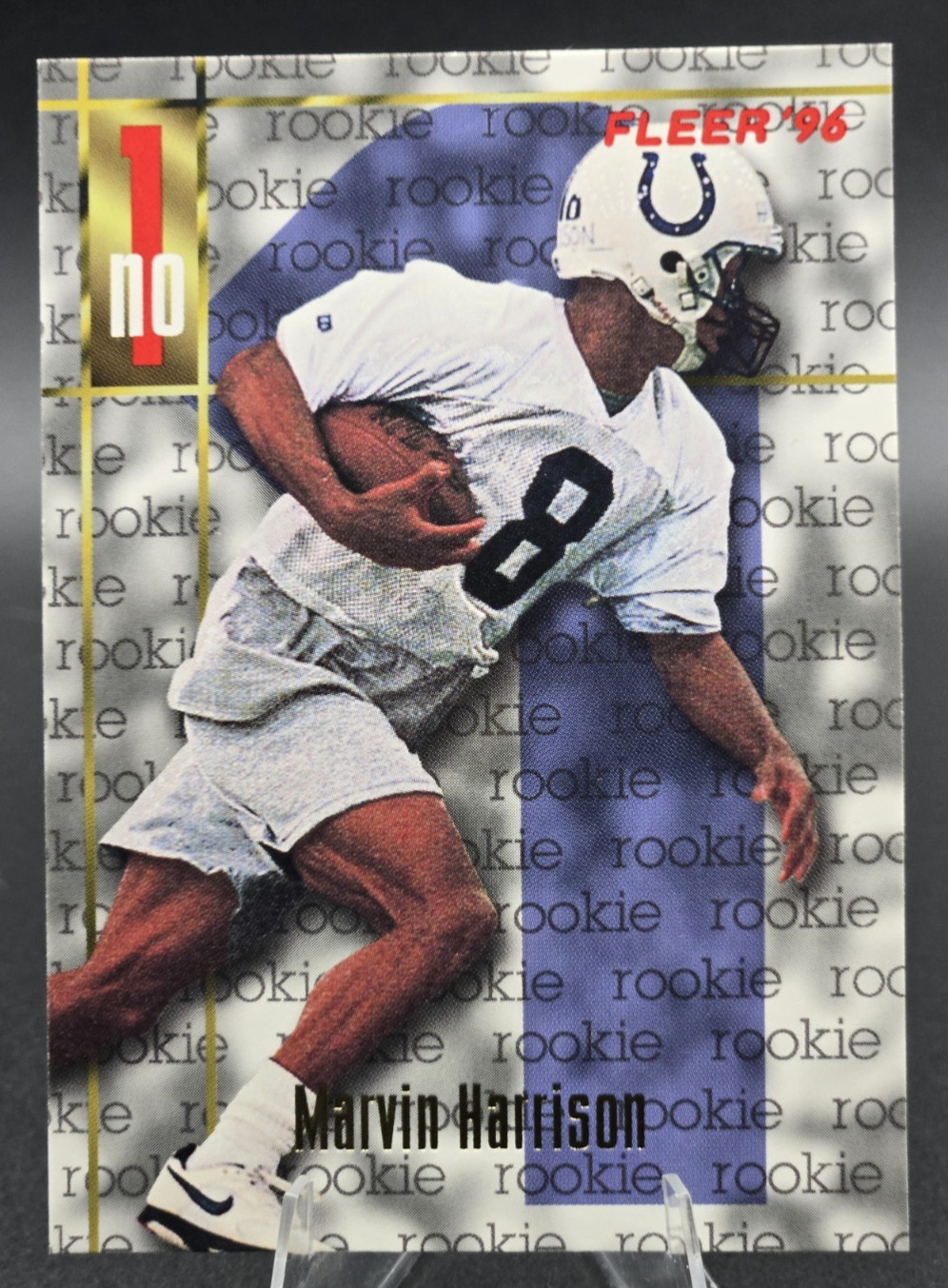 1996 Fleer Marvin Harrison #159 Rookie RC HOF Colts