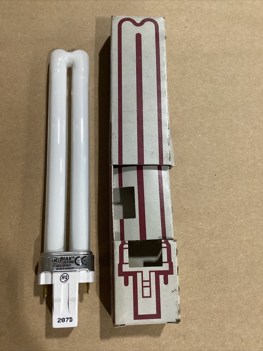 GE Biax S 13 Watt Compact Fluorescent Lamp Bulb F13BX/840