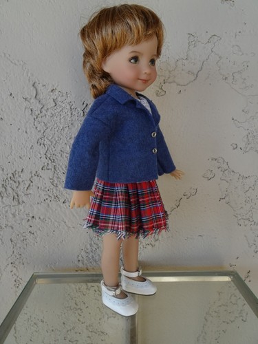 Plated skirt, jacket and top for Dianna Effner 13" Little Darling Doll - Picture 3 of 11