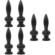 6PCS Shade Knob Table Lamp Finial Floor Metal Bracket Brass Light Accessory