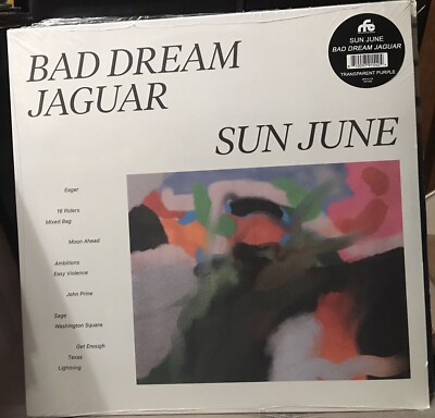 SUN JUNE - BAD DREAM JAGUAR (TRANSPARENT PURPLE VINYL)   VINYL LP NEW!