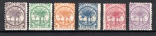 Samoa 1886 Palmen Set Zu 2s 6d SG 21-26 MLH