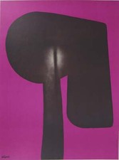 Ladislas KIJNO: Angela Davis (Purple), Original Signed Lithograph