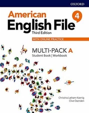 American English File: Level 4: Student Workbook Multi-Pack A with Online Practi
