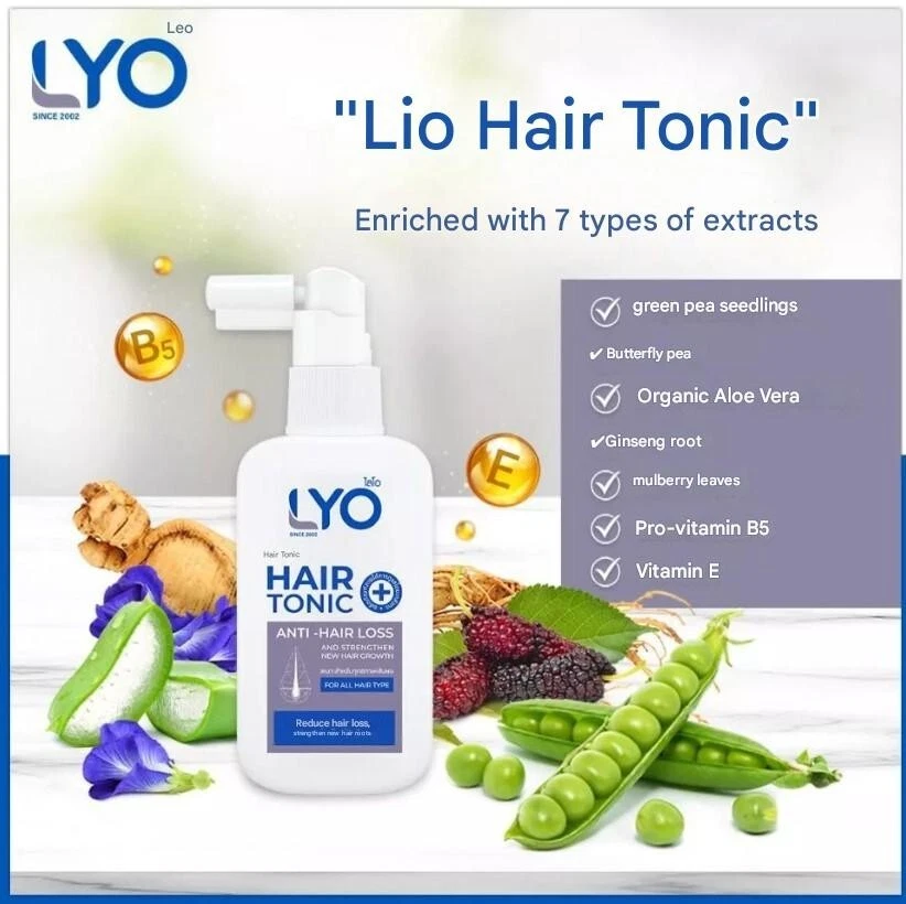 LYO Hair Tonic helps reduce hair loss and makes hair thicker Treatment 100 ml. - Image 3 of 4