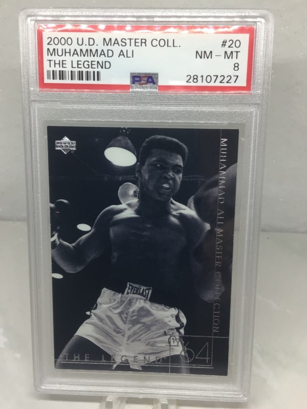 2000 Upper Deck Master Collection #20 Muhammad Ali PSA 8 (Top Pop)