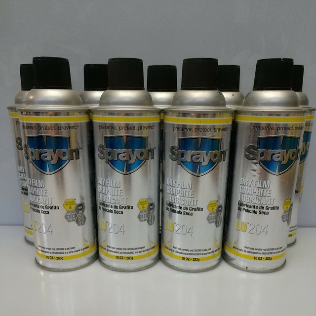 Sprayon Lu204 Dry Film Graphite Lubricant 10 Oz. for sale online eBay
