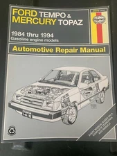 Haynes Ford Tempo & Mercury Topaz 1984-1994 Repair Service Manual 36078 (1418)