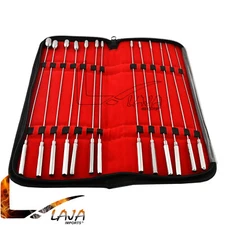 13 PC Bakes RoseBud Sounds Dilator Set Surgical All Brass In Case