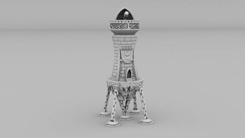 Ethilia Observatory Elfen / High Elves Terrain - 3D Druck ca. 47x36 cm - Picture 2 of 11