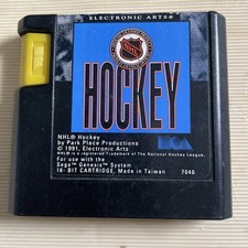 1991 Electronic Arts Hockey Cartridge/ Genesis