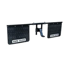 Tow Tuff 18 x 24 Inch Universal Hitch Mount Rubber Rear Splash Guard Towing M...