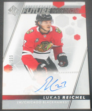 Lukas Reichel 2022-23 SP Authentic Autograph Rookie #107 (626/999) Blackhawks