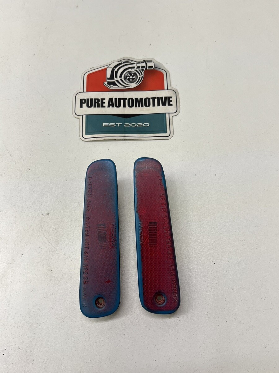 1990-1996 Nissan 300ZX Z32 Rear Bumper Side Marker Light Set Pair