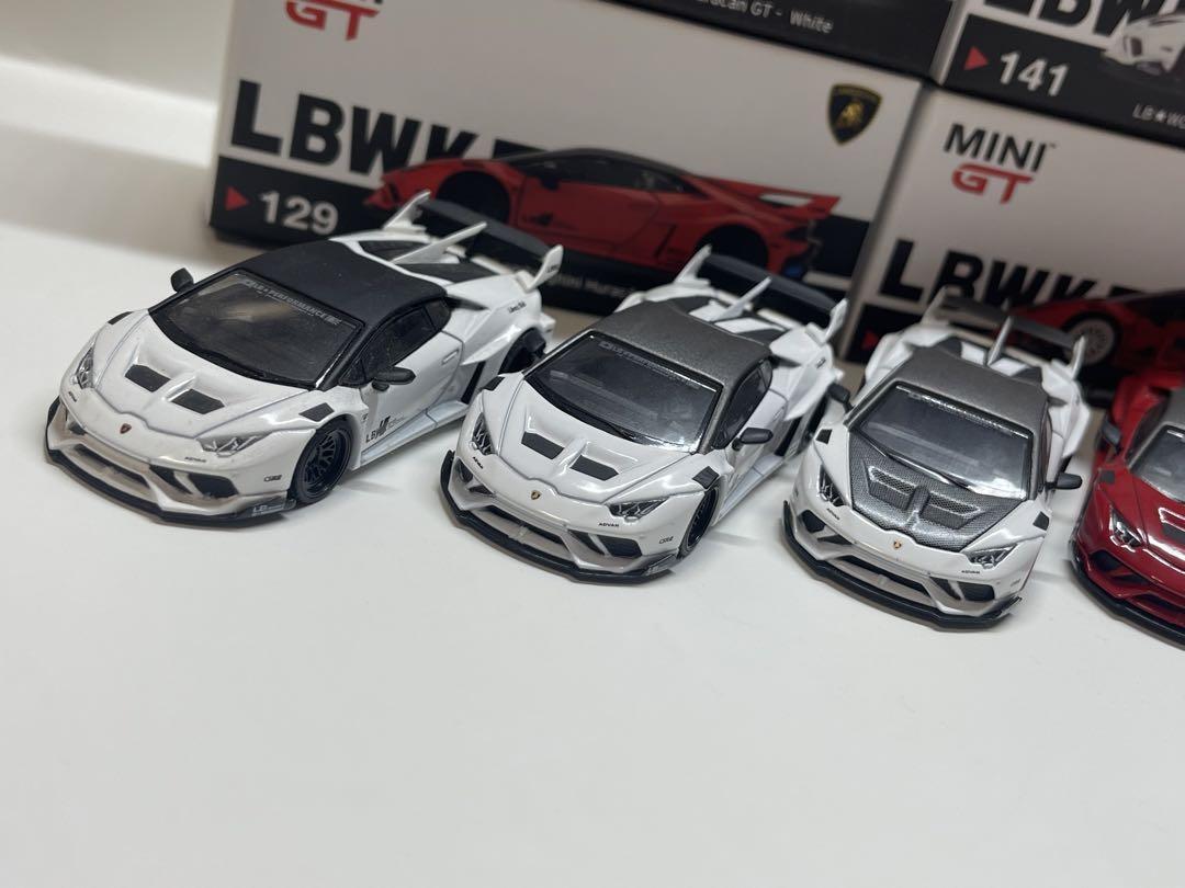Mini GT Lamborghini Huracan LBWK 7-piece rare set #PGESQI Mint JPN