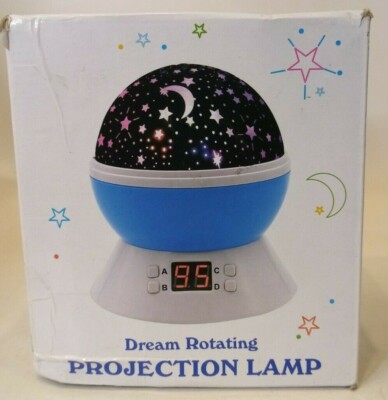 SCOPOW Colorful Constellation Star Sky Kids Night Lamp with LED Timer, Black
