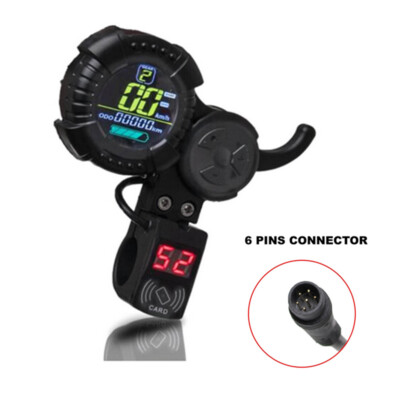 LCD Display Throttle w/NFC for VSETT ZERO 10 8X 10X Z8PRO Electric Scooter Parts