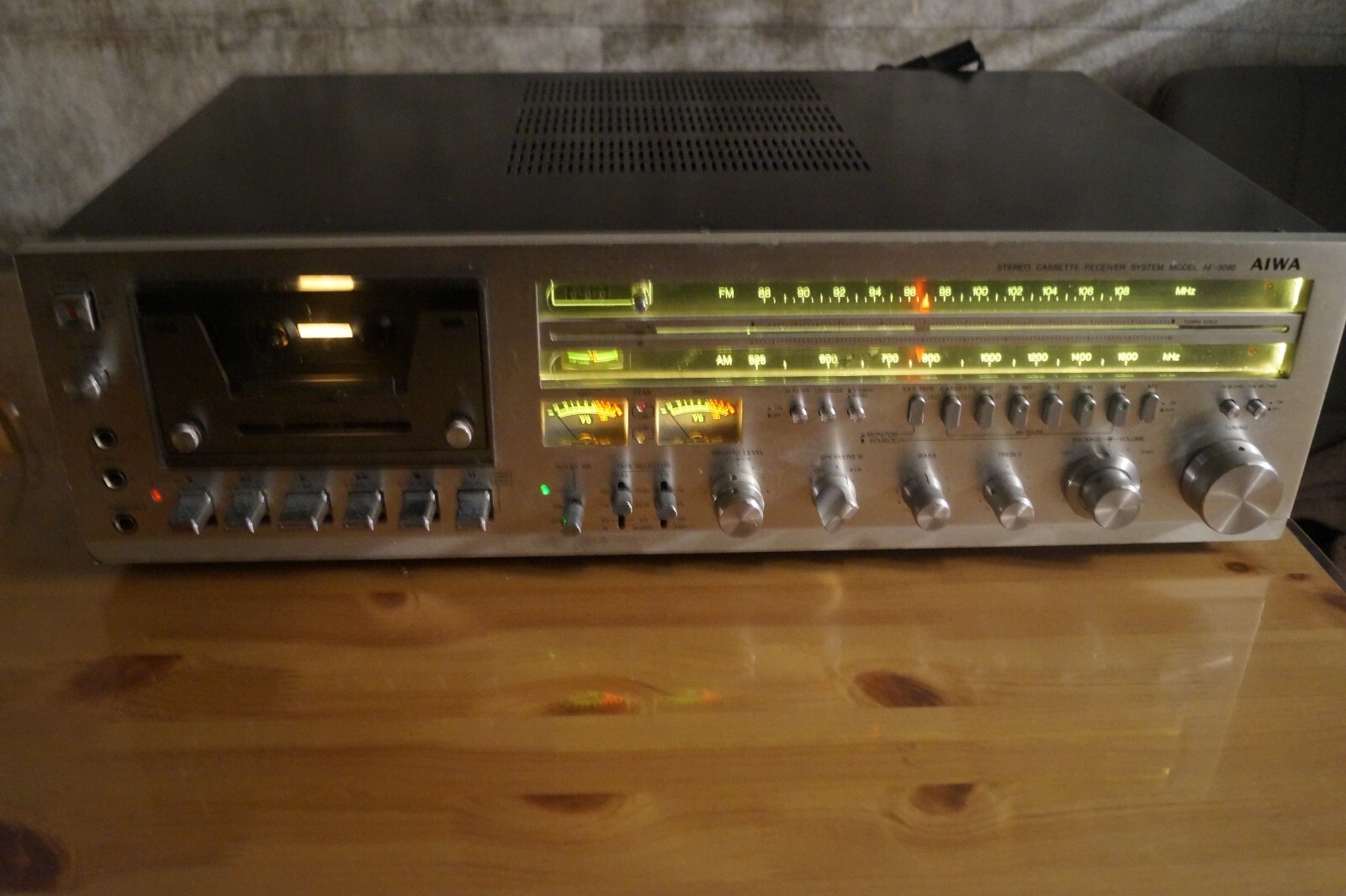 Aiwa Stereo Cassette Receiver AF3090 Vintage CASSETTE PLAYER eBay