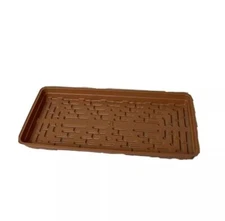 Plastic Rectangular Planter Pot Saucer Tray Indoor/Outdoor 12"x6" CURTIS WAGNER