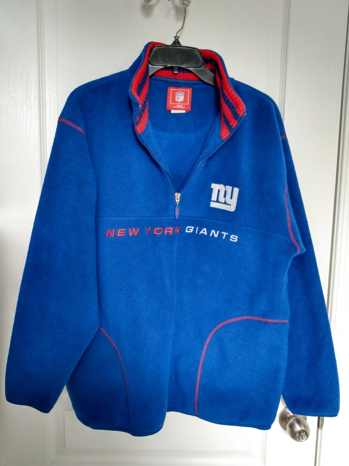 Antigua NFL Team Apparel NY Giants Half 