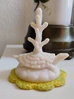 Vintage Fenton Milk Glass Sea Turtle Ring Holder Pre 1970 Excellent Condition