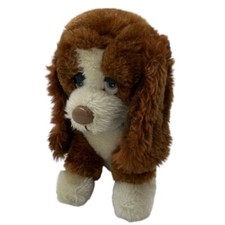 Basset Hound Vintage Plush Puppy Dog Sad Eye Russ Stuffed Animal
