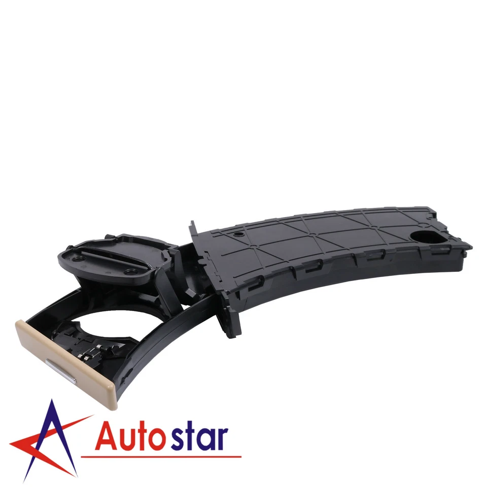 2 peças porta-copos frontais laterais esquerdo e direito bege para BMW 325i 330i 335i 328i M3 - Imagem 4 de 4