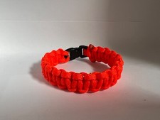 Neon Orange Paracord Bracelet - made in USA