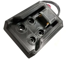 Milwaukee M18 battery Power mount connector adapter dock holder w 12 awg wires