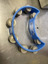 Rhythm Tech DST mountable TAMBOURINE - Blue - drums percussion USA