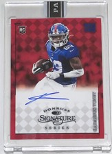 KADARIUS TONEY SIGNED DONRUSS SIGNATURE SERIES PANINI INSTANT AUTO RC CARD #DS10