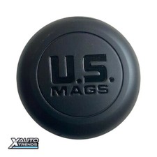 Us Mags O-ring Wheel Center Cap Matte Black W Gloss Black Logo 1002-46bld Us Mags O-ring Wheel Center Cap Matte Black W Gloss Black Logo 1002-46bld