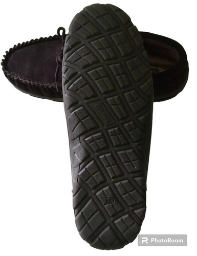 Tamarac Nevada Men Size 13M Leather Upper Suede Polar Fleece Lined Brown Slipper - Picture 9 of 9