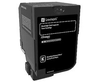 74C2HKE Lexmark Cs72X Toner Black Corporate 20.000Seiten (0734646608787)