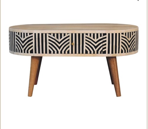 Edessa Bone Inlay Coffee Table - Picture 7 of 7