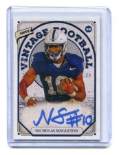 NICK SINGLETON 2023 Onyx BLUE HARD AUTO #OANS Penn State PSU Nittany Lions QTY