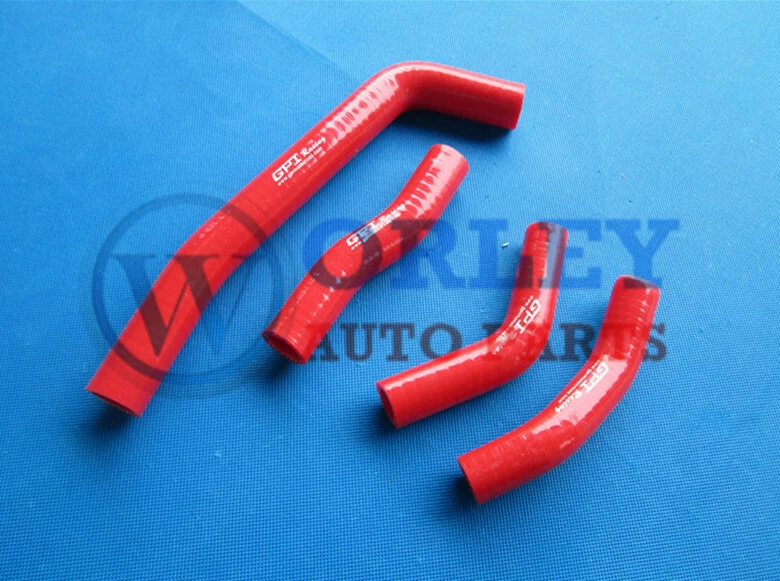 Manguera azul para radiador de silicona Honda CRF250R 2010-2013 2011 2012 CRF 250 R Foto 2 de 4