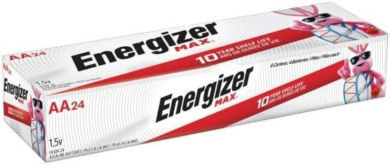 Energizer AA Batteries Double A Max Alkaline Battery, 24 Count - NEW-image